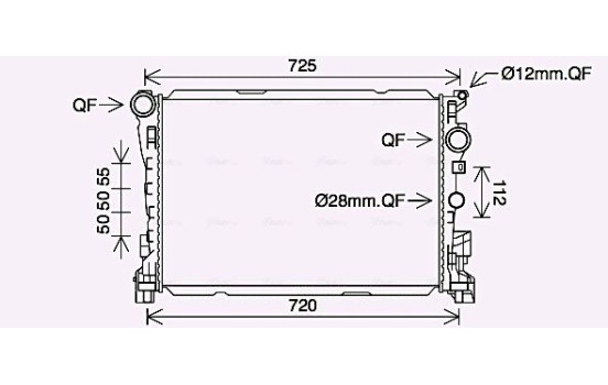 Kylare, motorkylning MS2691 Ava Quality Cooling