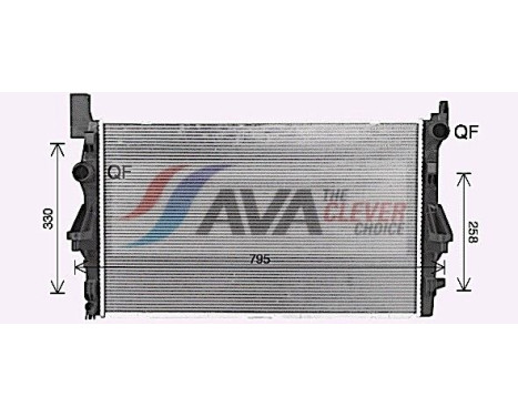Kylare, motorkylning MS2731 Ava Quality Cooling, bild 2