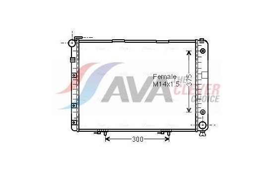 Kylare, motorkylning MSA2154 Ava Quality Cooling