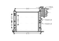Kylare, motorkylning MSA2243 Ava Quality Cooling