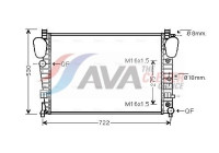 Kylare, motorkylning MSA2306 Ava Quality Cooling