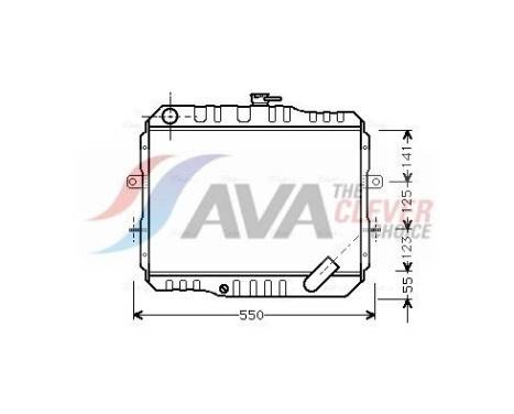 Kylare, motorkylning MT2061 Ava Quality Cooling