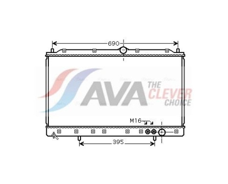Kylare, motorkylning MT2084 Ava Quality Cooling
