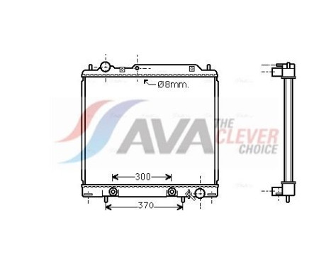 Kylare, motorkylning MT2159 Ava Quality Cooling