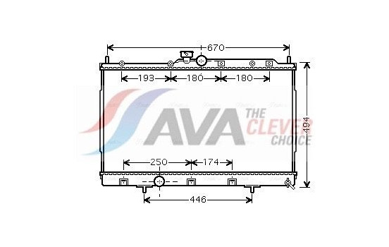 Kylare, motorkylning MT2183 Ava Quality Cooling