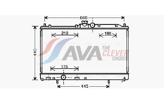 Kylare, motorkylning MT2195 Ava Quality Cooling