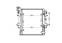 Kylare, motorkylning MT2205 Ava Quality Cooling