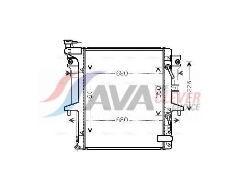 Kylare, motorkylning MT2205 Ava Quality Cooling