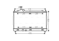 Kylare, motorkylning MT2256 Ava Quality Cooling