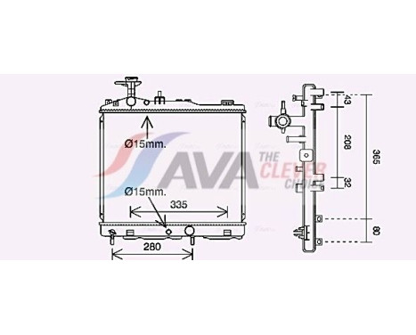 Kylare, motorkylning MT2264 Ava Quality Cooling