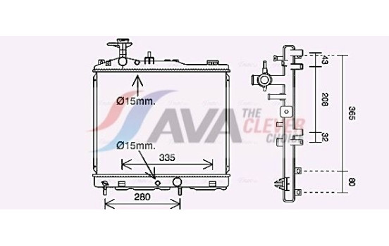Kylare, motorkylning MT2264 Ava Quality Cooling