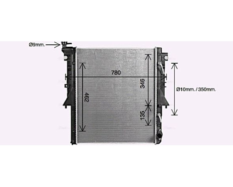 Kylare, motorkylning MT2280 Ava Quality Cooling