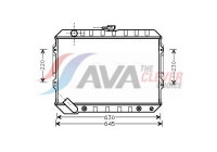 Kylare, motorkylning MTA2089 Ava Quality Cooling