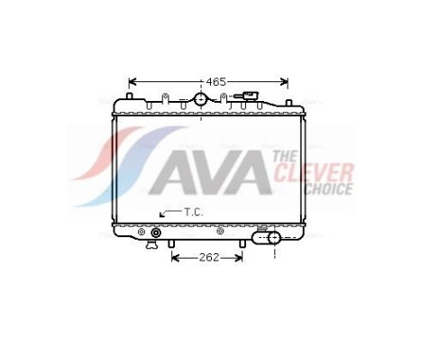 Kylare, motorkylning MZ2024 Ava Quality Cooling
