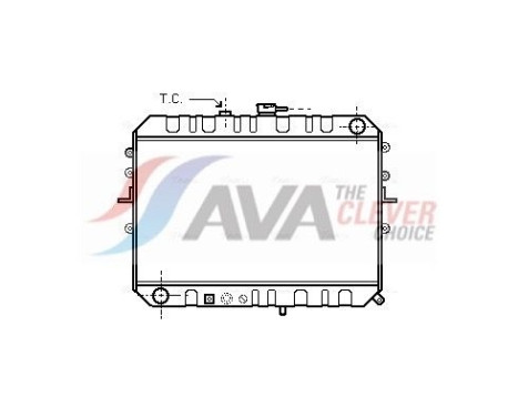Kylare, motorkylning MZ2045 Ava Quality Cooling