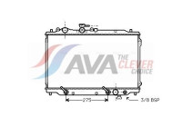 Kylare, motorkylning MZ2049 Ava Quality Cooling