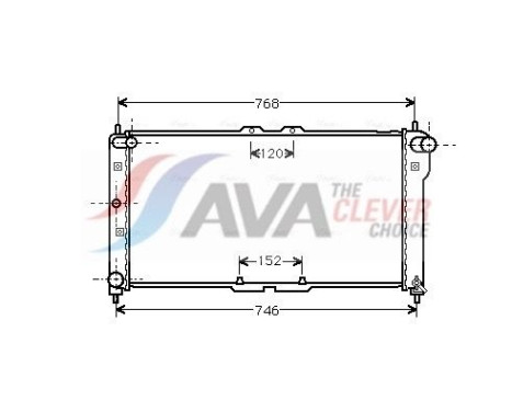 Kylare, motorkylning MZ2075 Ava Quality Cooling
