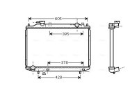 Kylare, motorkylning MZ2171 Ava Quality Cooling