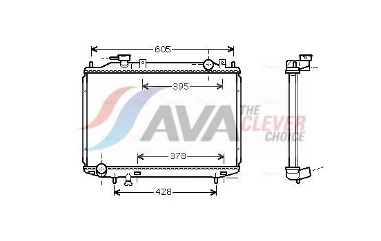 Kylare, motorkylning MZ2171 Ava Quality Cooling