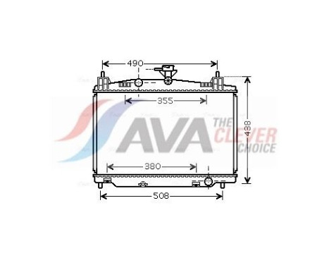 Kylare, motorkylning MZ2213 Ava Quality Cooling