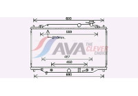 Kylare, motorkylning MZ2292 Ava Quality Cooling
