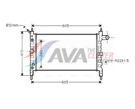 Kylare, motorkylning OL2026 Ava Quality Cooling