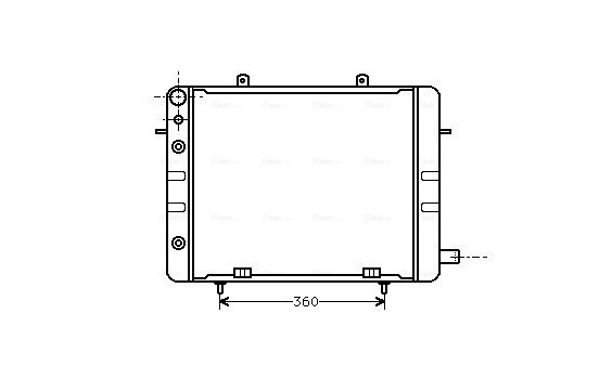 Kylare, motorkylning OL2058 Ava Quality Cooling