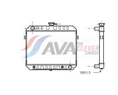 Kylare, motorkylning OL2233 Ava Quality Cooling
