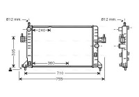 Kylare, motorkylning OL2305 Ava Quality Cooling