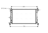 Kylare, motorkylning OL2324 Ava Quality Cooling