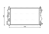 Kylare, motorkylning OL2599 Ava Quality Cooling