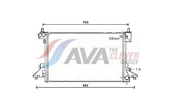 Kylare, motorkylning OL2601 Ava Quality Cooling