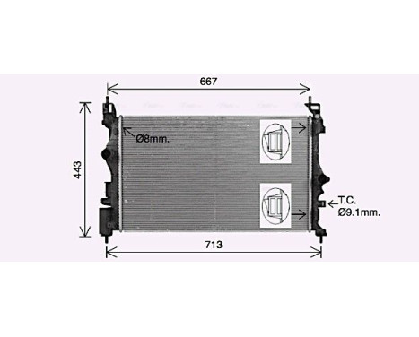 Kylare, motorkylning OL2699 Ava Quality Cooling