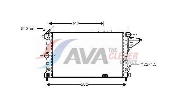 Kylare, motorkylning OLA2120 Ava Quality Cooling