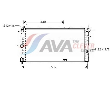 Kylare, motorkylning OLA2190 Ava Quality Cooling