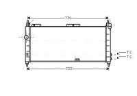 Kylare, motorkylning OLA2203 Ava Quality Cooling