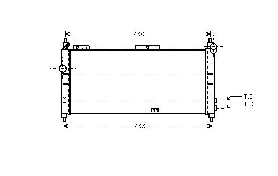 Kylare, motorkylning OLA2203 Ava Quality Cooling