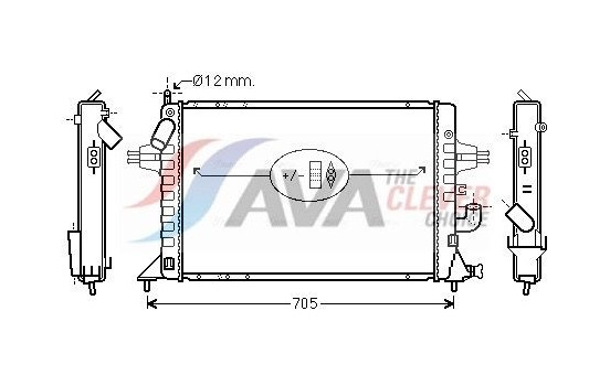 Kylare, motorkylning OLA2294 Ava Quality Cooling