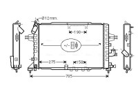 Kylare, motorkylning OLA2365 Ava Quality Cooling