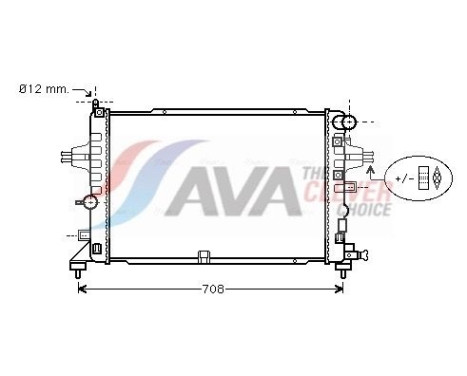 Kylare, motorkylning OLA2381 Ava Quality Cooling