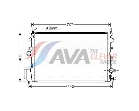 Kylare, motorkylning OLA2396 Ava Quality Cooling
