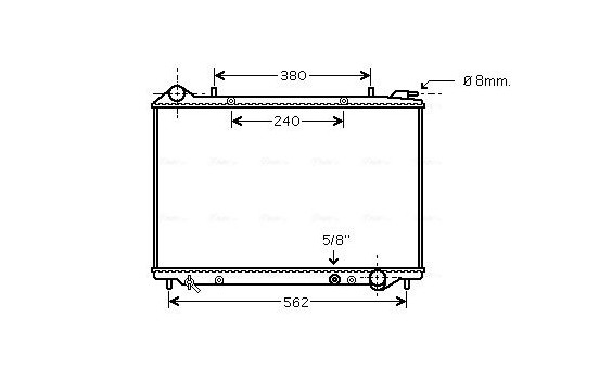 Kylare, motorkylning OLA2441 Ava Quality Cooling