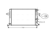 Kylare, motorkylning OLA2444 Ava Quality Cooling