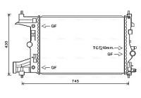 Kylare, motorkylning OLA2486 Ava Quality Cooling