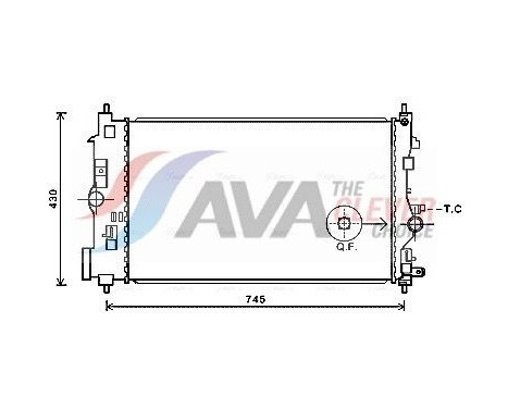 Kylare, motorkylning OLA2591 Ava Quality Cooling