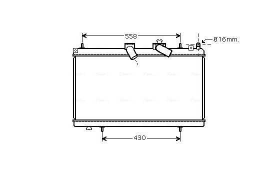 Kylare, motorkylning PE2296 Ava Quality Cooling