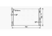 Kylare, motorkylning PE2412 Ava Quality Cooling