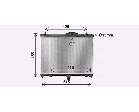 Kylare, motorkylning PE2423 Ava Quality Cooling