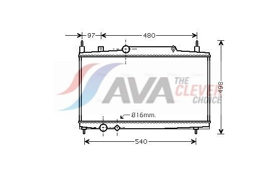 Kylare, motorkylning PEA2230 Ava Quality Cooling