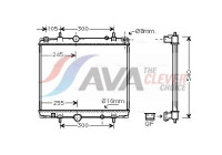 Kylare, motorkylning PEA2237 Ava Quality Cooling